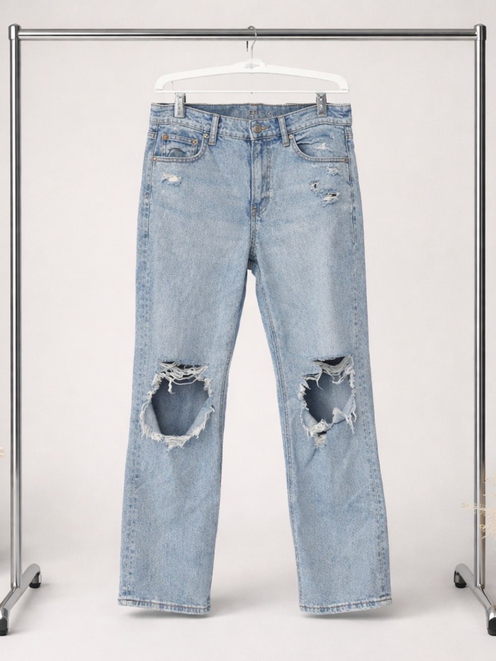 Light Blue Distressed Women’s Jeans